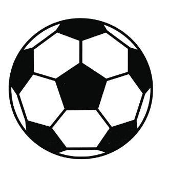 幼儿园足球简笔画图片