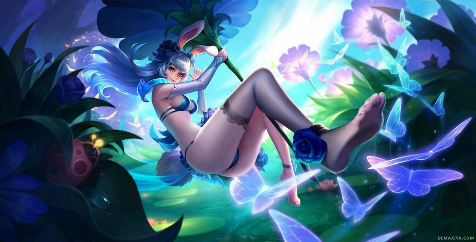 王者荣耀女英雄公孙离泳衣图!王者荣耀阿离去衣图!