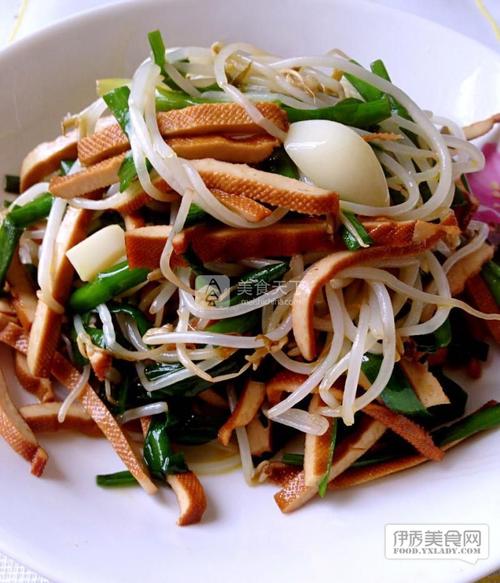 豆芽韭菜炒香干
