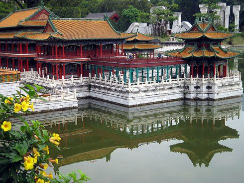 深圳锦绣中华复原的圆明园(微缩景观)