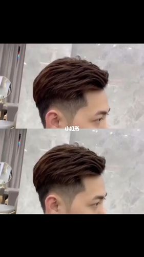 是很多90后男生偏爱的单品,搭配一款二八分侧小背头的潮感发型,加上