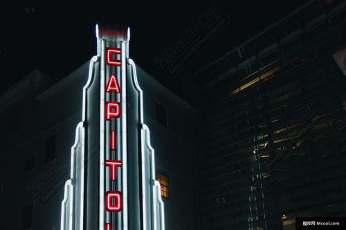 看电影 体系结构 登录 电影 夜生活 夜 晚上 国会大厦剧院 光 霓虹灯