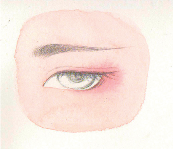 别有一番风韵藏在水彩中的古风人物眼睛画法一涂一描就征服了无数人