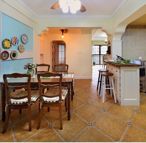 田园风格家装,韩式小清新,混搭美式田园乡村风 家装设计效果图