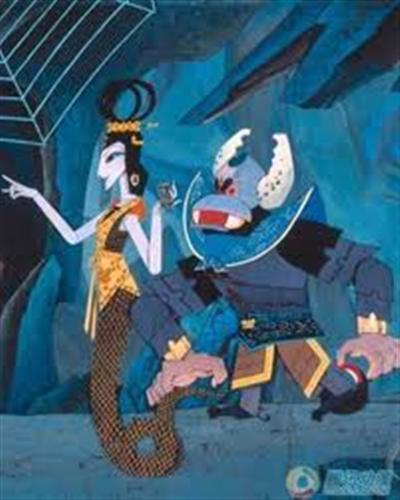 来了两个2货,让我想起动画片葫芦娃里的蛇精和蝎子精,他们俩是谁