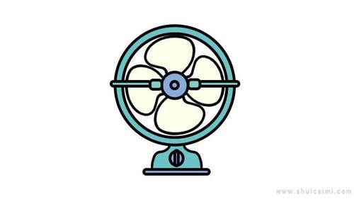 电风扇简笔画怎么画 电风扇简笔画步骤