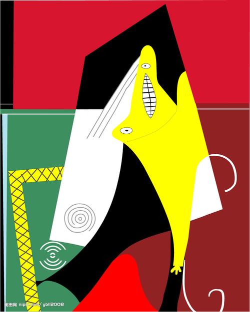 毕加索作品矢量2矢量图_抽象类艺术素材_矢量素材_其他矢量_矢量图库