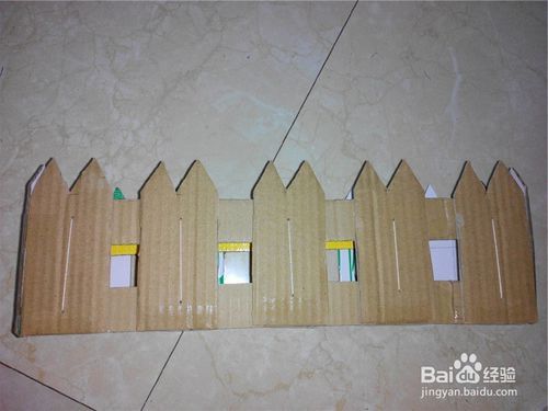 纸壳箱做栅栏