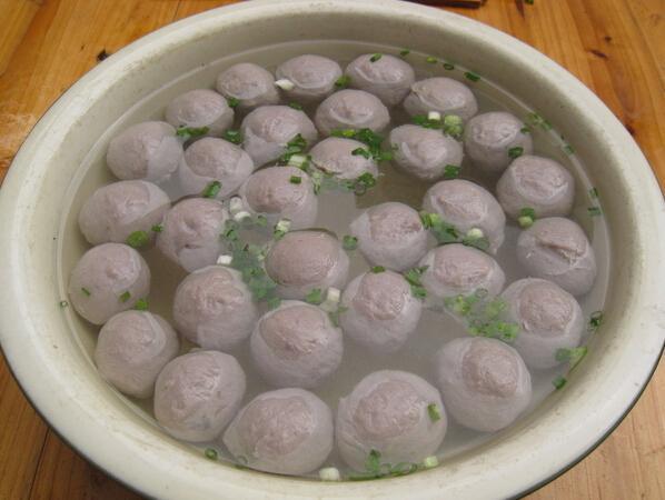 韶关传统小吃 翁源爽脆肉丸