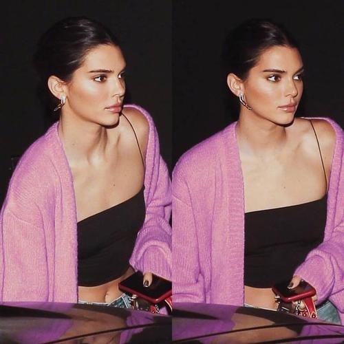 kendall jenner 肯豆詹娜最新街拍 又甜又飒