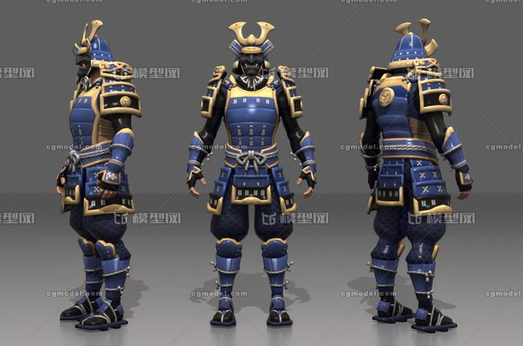 次世代日本武士武士铠甲中世纪日本幕府战国时期服装武将古代武士道