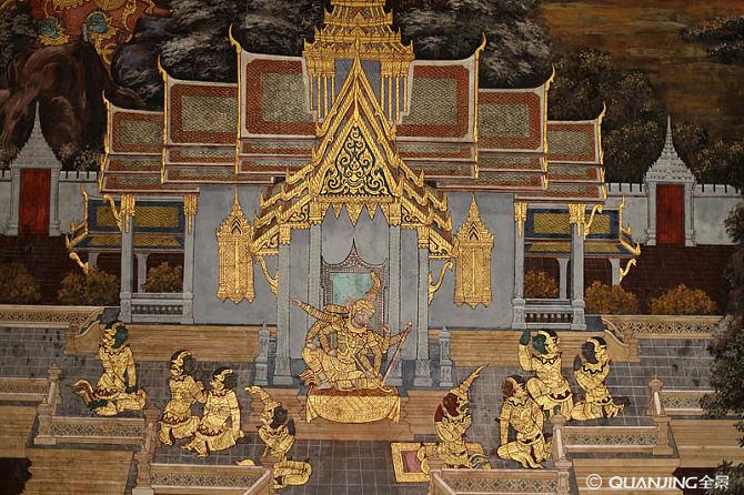 曼谷大皇宫壁画