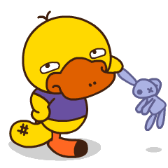 鸭嘴兽男孩萌贱系列 微信表情上线