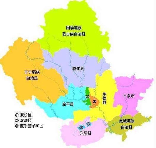 上图是承德市地图.