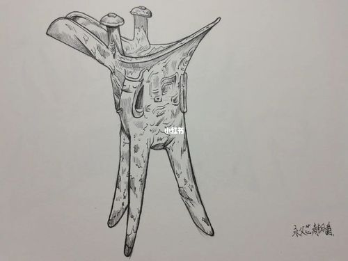 博物馆考察速写_速写_博物馆_人文_绘画