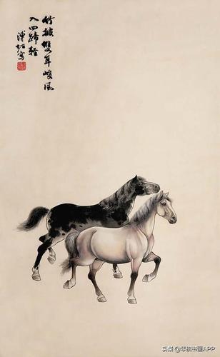 爱新觉罗·溥佐《骏马图》