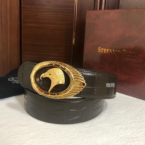 03528stefanoricci史蒂芬劳尼治专柜款版型精钢鹰头羽毛挂扣38mmmm头