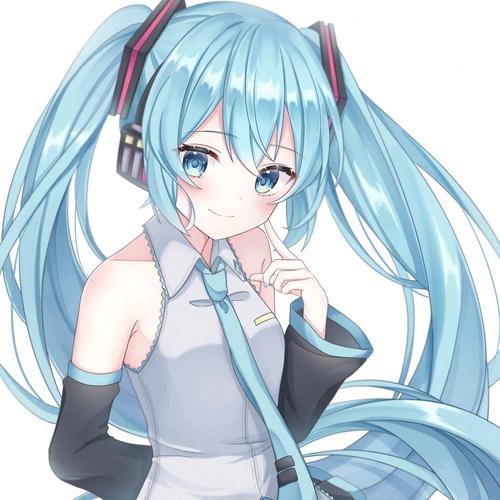 初音未来动漫头像:因为你很重要啊