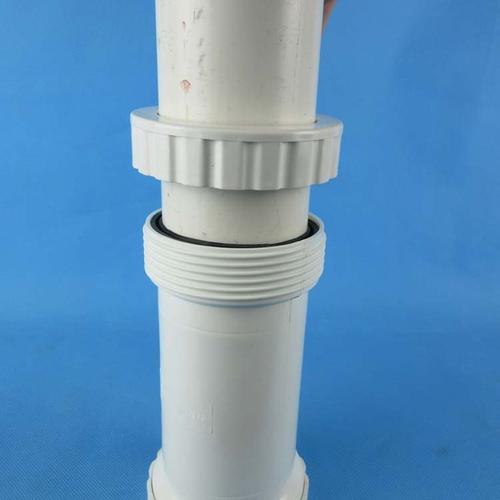 排水排污下水管道直通接头 160 110 75 双螺口无台阶伸缩节直接 pvc