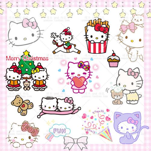 kitty图片头像,hellokitty壁纸全屏 105号卡通hello kitty凯蒂猫贴纸贴图手帐line图片png