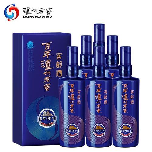 泸州老窖 窖龄酒 窖龄90年 52度500ml*6瓶整箱 浓香型高度白酒