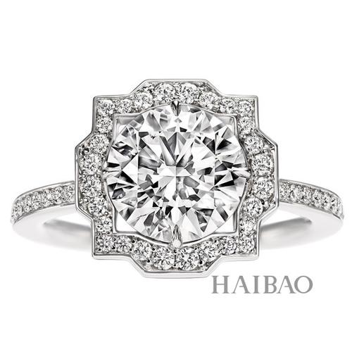 林志玲最新私照海瑞温斯顿 (harry winston) belle系列珠宝订婚戒指
