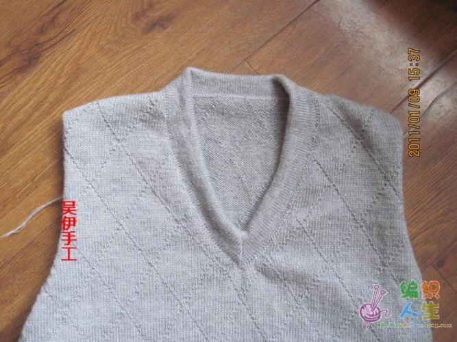 鸡心领的编织方法教程 - maple - maple