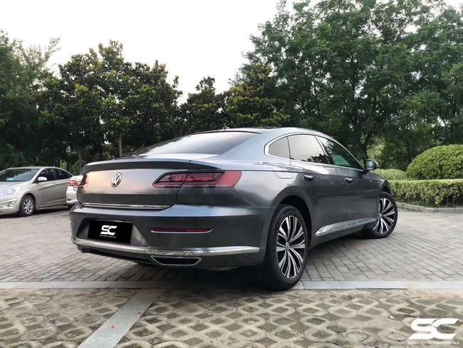 大众ccsc改色膜超亮金属深邃灰