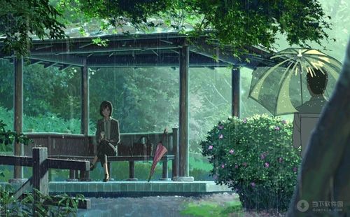 言叶之庭唯美壁纸 1440x900 8p 免费版