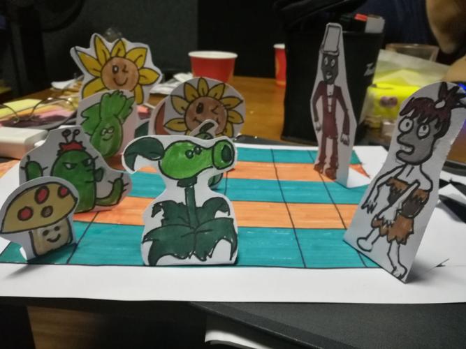 启蒙二班《植物大战僵尸》,小宝贝们第二次接触立体图案画了哦,进步都