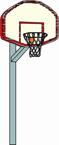 篮球架的简笔画怎么画