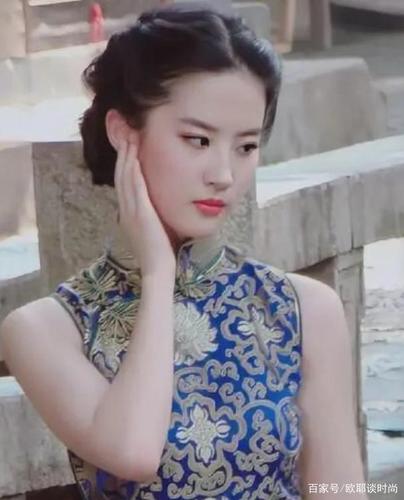 刘亦菲民国造型,一袭旗袍美的让人惊艳,尽显东方韵味