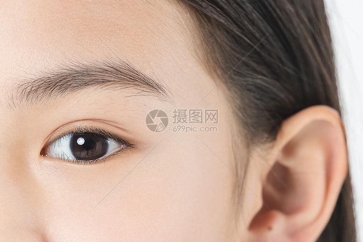 小学生女生眼睛特写