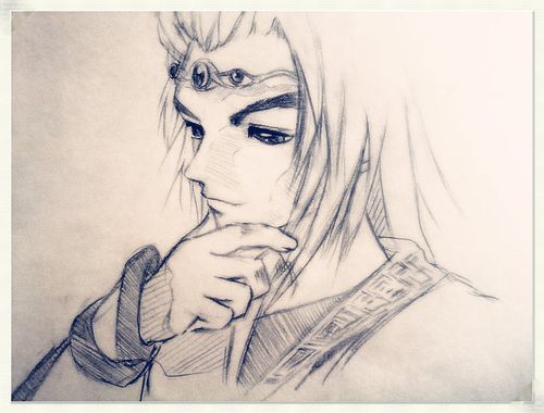 秦时明月素描求