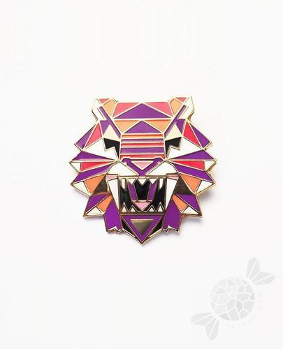 inc tiger brooch- 几何老虎胸针-堆糖,美好