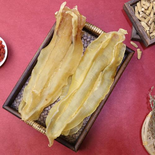 一德路批发苏里南北海公鳘鱼胶公胶扎胶爽滑胶公肚花胶鱼肚尖尾公