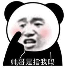 表情包无水印#帅哥是指我吗