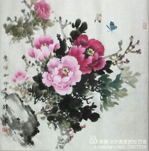 国画大师韩学书 牡丹百花图
