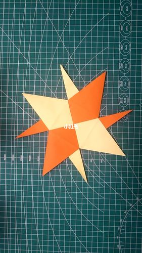 折纸教程|八角型飞镖_折纸_教程_折纸教程_兴趣爱好