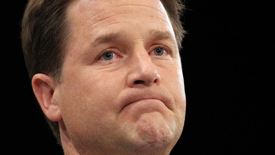 nick clegg delivers long, earnest saxophone solo