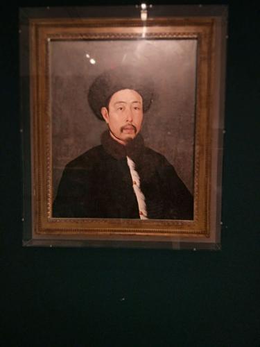 乾隆半身像真迹