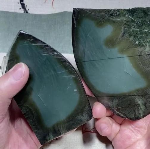 玉商笔记～和田玉沙枣青详解|戈壁|籽料|碧玉|青玉