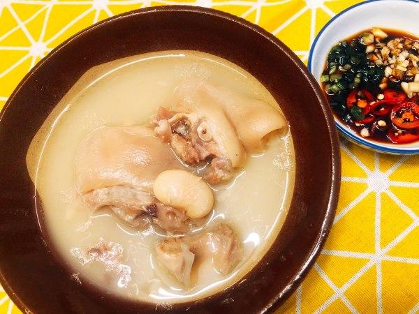 雪豆炖肘