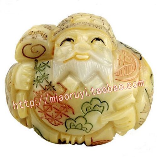 正品 开光李居明吉祥物 大黑天财神果 象牙果 旺横财偏财