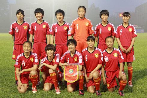 u14女足亚锦赛中国6-0关岛 江油12岁张琳艳入3球