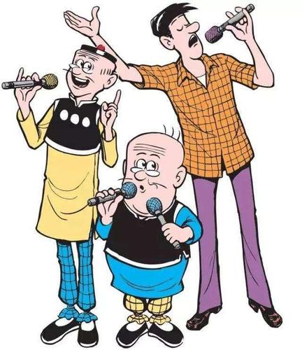 老夫子,大番薯,秦先生