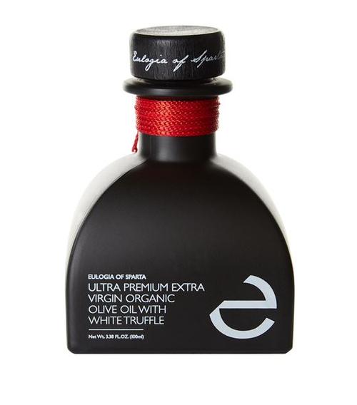 ultra premium extra virgin olive oil with white