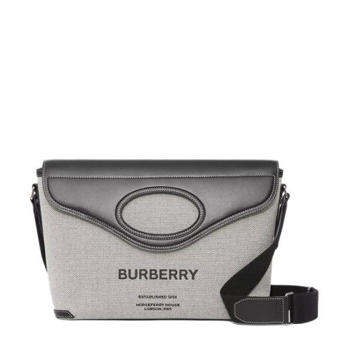 burberry手包男士价格,巴宝莉男包图片及价格 【包税】burberry/博柏利 2021春夏新款 messenger系列 男士黑色帆布