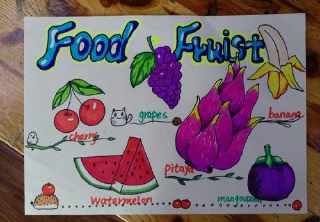 二年级水果有关的手抄报 二年级手抄报