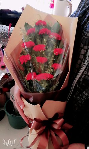 清明节祭奠扫墓上坟黄白菊花花篮花束花圈天津鲜花店同城速递包邮